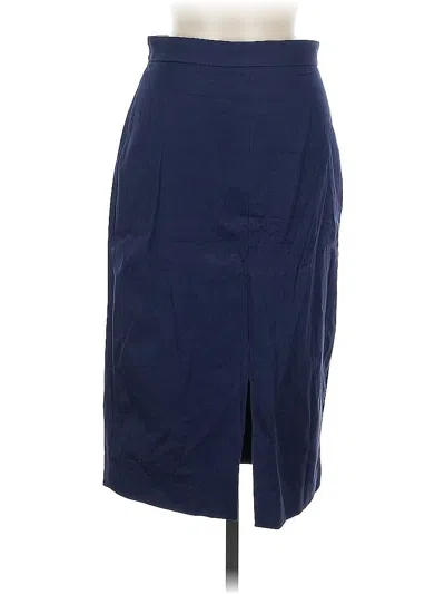 Pre-owned Banana Republic Formal Skirt In Blue