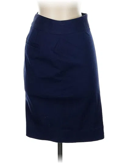Pre-owned Banana Republic Formal Skirt In Blue