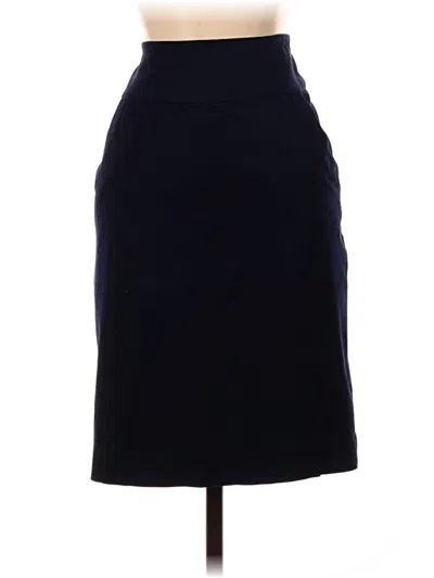 Pre-owned Banana Republic Formal Skirt In Blue