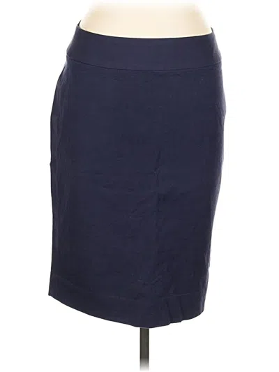 Pre-owned Banana Republic Formal Skirt In Blue