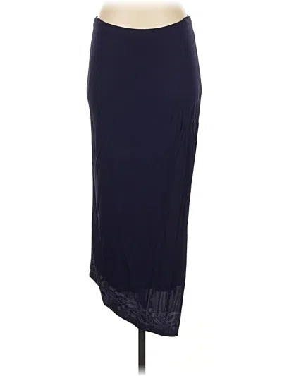 Pre-owned Banana Republic Formal Skirt In Blue