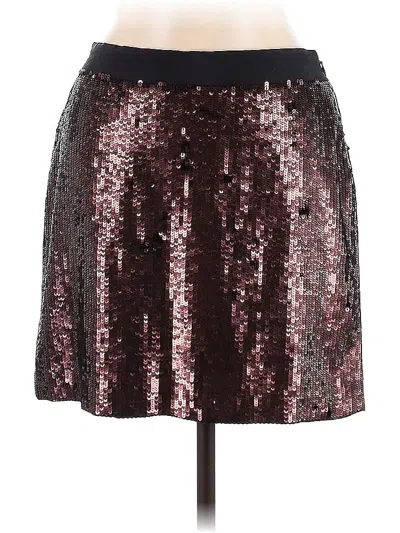 Pre-owned Banana Republic Formal Skirt In Burgundy