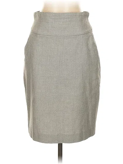 Pre-owned Banana Republic Formal Skirt In Gray