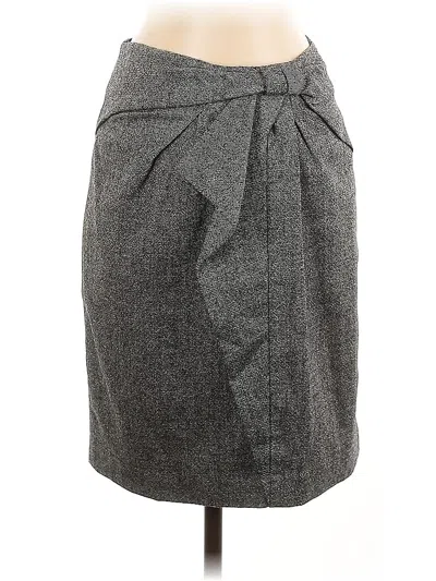 Pre-owned Banana Republic Formal Skirt In Gray