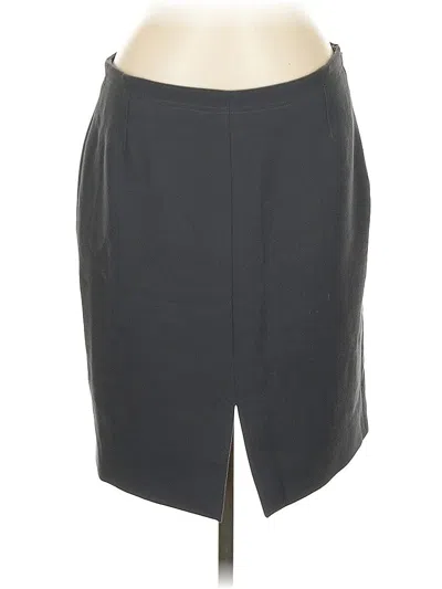 Pre-owned Banana Republic Formal Skirt In Gray