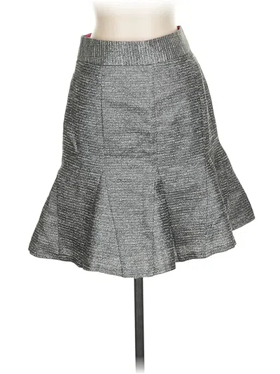Pre-owned Banana Republic Formal Skirt In Gray