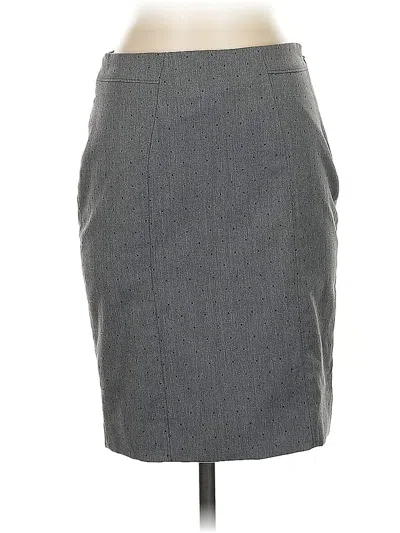 Pre-owned Banana Republic Formal Skirt In Gray