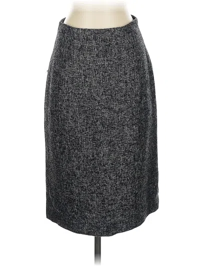Pre-owned Banana Republic Formal Skirt In Gray