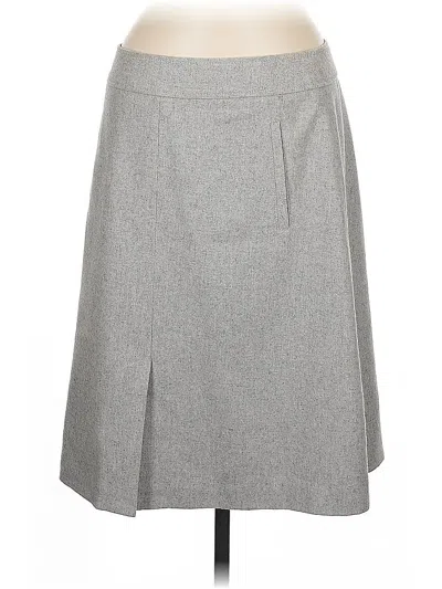 Pre-owned Banana Republic Formal Skirt In Gray