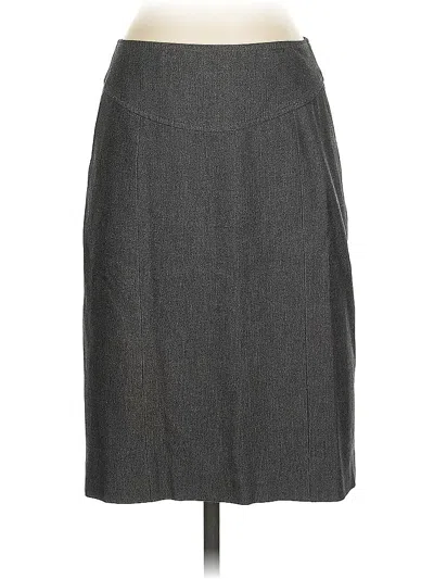 Pre-owned Banana Republic Formal Skirt In Gray