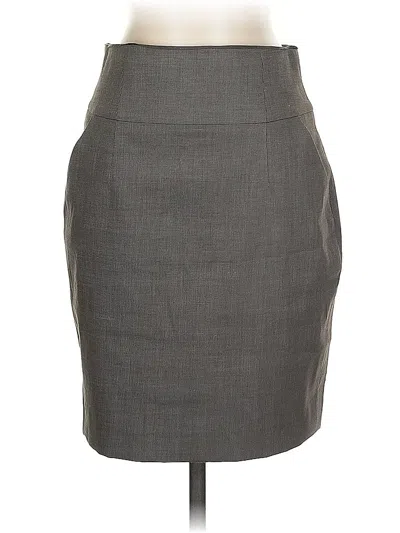 Pre-owned Banana Republic Formal Skirt In Gray