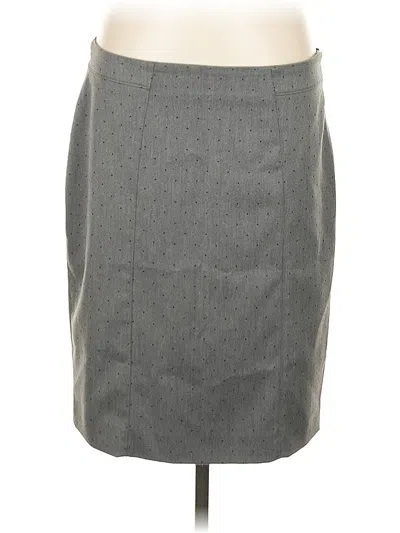 Pre-owned Banana Republic Formal Skirt In Gray