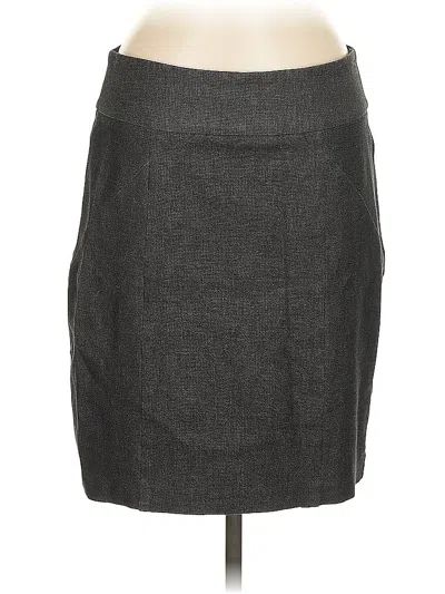 Pre-owned Banana Republic Formal Skirt In Gray