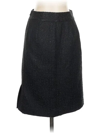 Pre-owned Banana Republic Formal Skirt In Gray