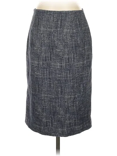 Pre-owned Banana Republic Formal Skirt In Gray