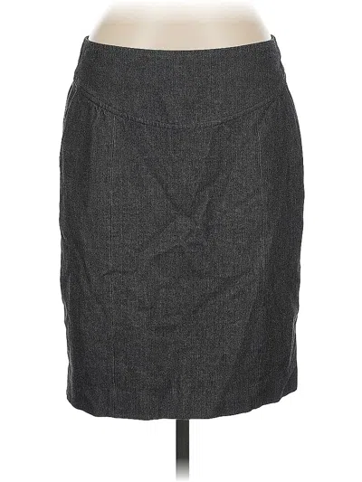 Pre-owned Banana Republic Formal Skirt In Gray