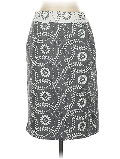 Pre-owned Banana Republic Formal Skirt In Gray