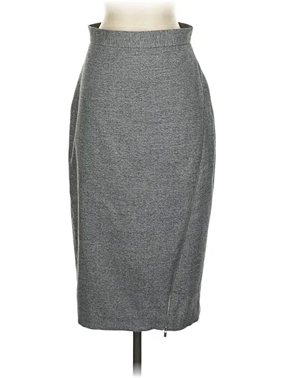 Pre-owned Banana Republic Formal Skirt In Gray