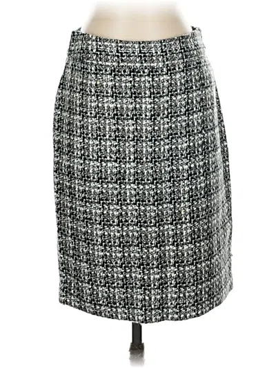 Pre-owned Banana Republic Formal Skirt In Gray