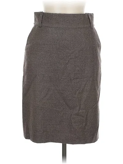 Pre-owned Banana Republic Formal Skirt In Gray