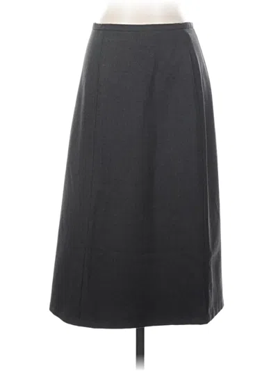 Pre-owned Banana Republic Formal Skirt In Gray