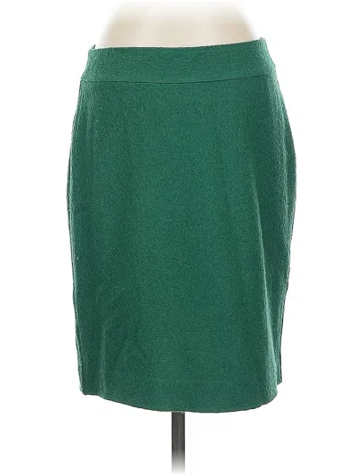 Pre-owned Banana Republic Formal Skirt In Green