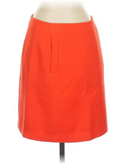 Pre-owned Banana Republic Formal Skirt In Orange