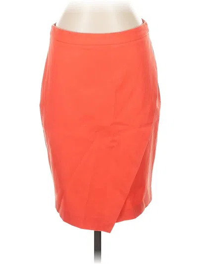 Pre-owned Banana Republic Formal Skirt In Orange