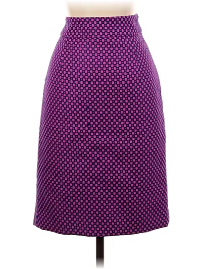Pre-owned Banana Republic Formal Skirt In Purple