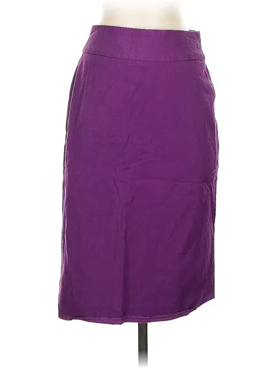 Pre-owned Banana Republic Formal Skirt In Purple