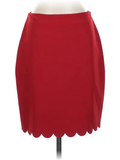 Pre-owned Banana Republic Formal Skirt In Red