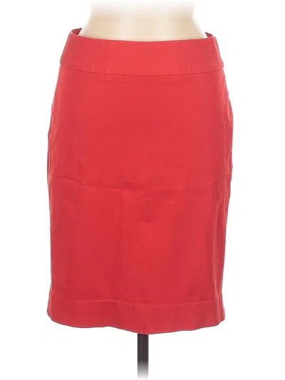 Pre-owned Banana Republic Formal Skirt In Red