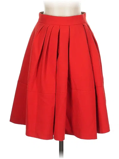 Pre-owned Banana Republic Formal Skirt In Red