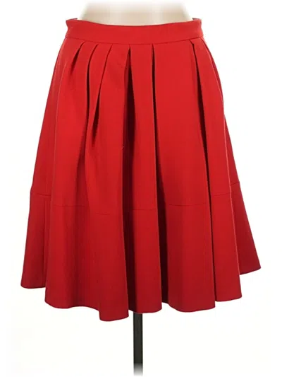 Pre-owned Banana Republic Formal Skirt In Red