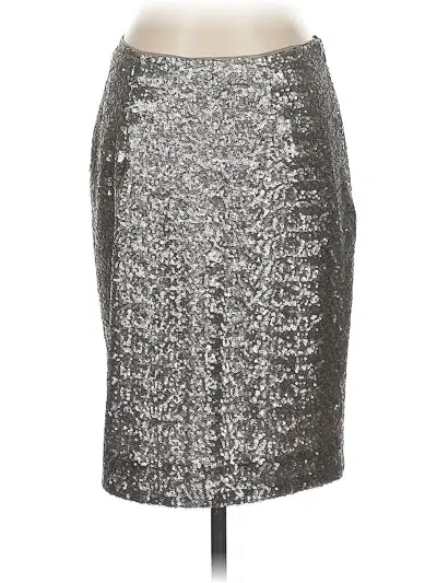 Pre-owned Banana Republic Formal Skirt In Silver