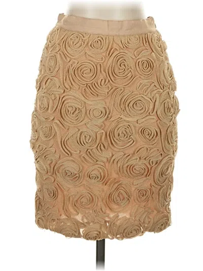 Pre-owned Banana Republic Formal Skirt In Tan