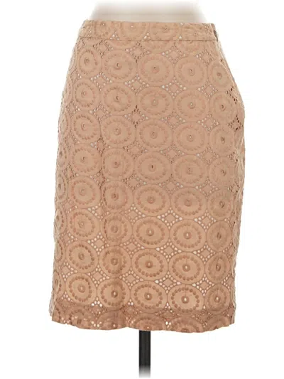 Pre-owned Banana Republic Formal Skirt In Tan