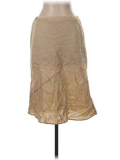 Pre-owned Banana Republic Formal Skirt In Tan
