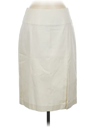 Pre-owned Banana Republic Formal Skirt In White