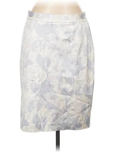 Pre-owned Banana Republic Formal Skirt In White