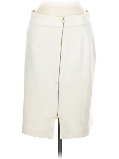 Pre-owned Banana Republic Formal Skirt In White