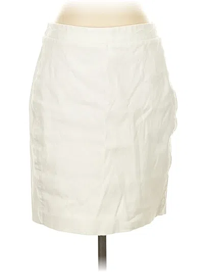 Pre-owned Banana Republic Formal Skirt In White