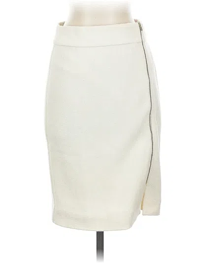 Pre-owned Banana Republic Formal Skirt In White