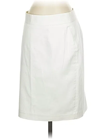 Pre-owned Banana Republic Formal Skirt In White