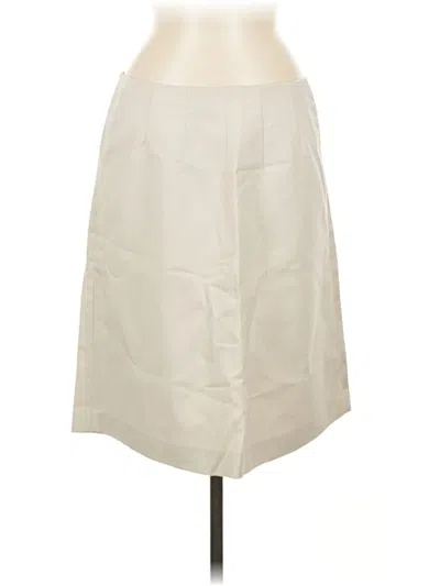Pre-owned Banana Republic Formal Skirt In White