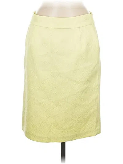 Pre-owned Banana Republic Formal Skirt In Yellow