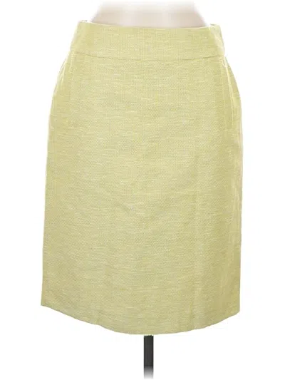Pre-owned Banana Republic Formal Skirt In Yellow