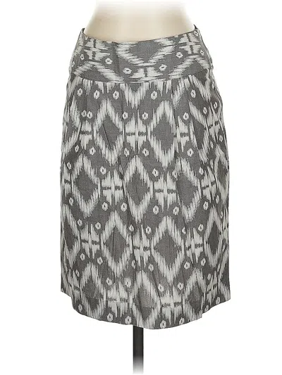 Pre-owned Banana Republic Heritage Collection Casual Skirt In Gray