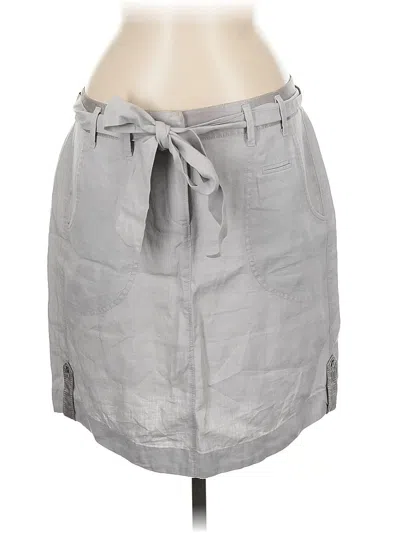 Pre-owned Banana Republic Heritage Collection Casual Skirt In Gray