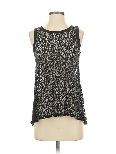 Pre-owned Banana Republic Heritage Collection Sleeveless Blouse In Black